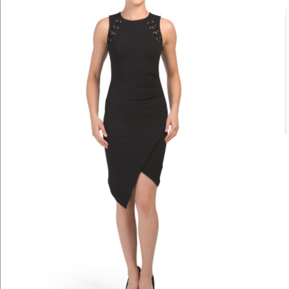 Almost Famous Dresses & Skirts - Almost Famous NWT Size Large Black Midi Dress